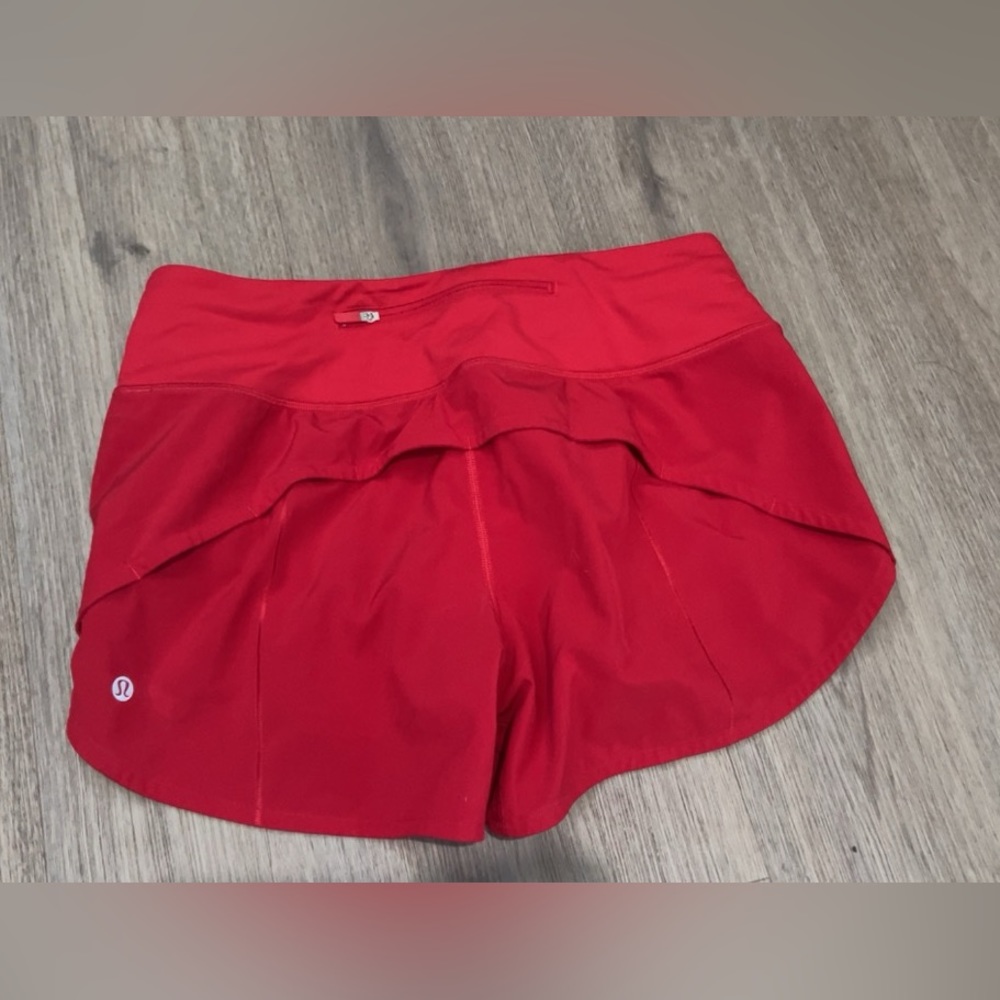 lululemon athletica Red Athletic Shorts